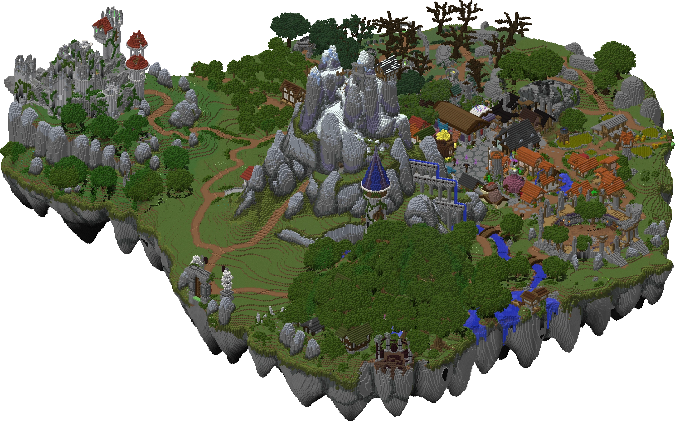 Skyblock.net in-game screenshot