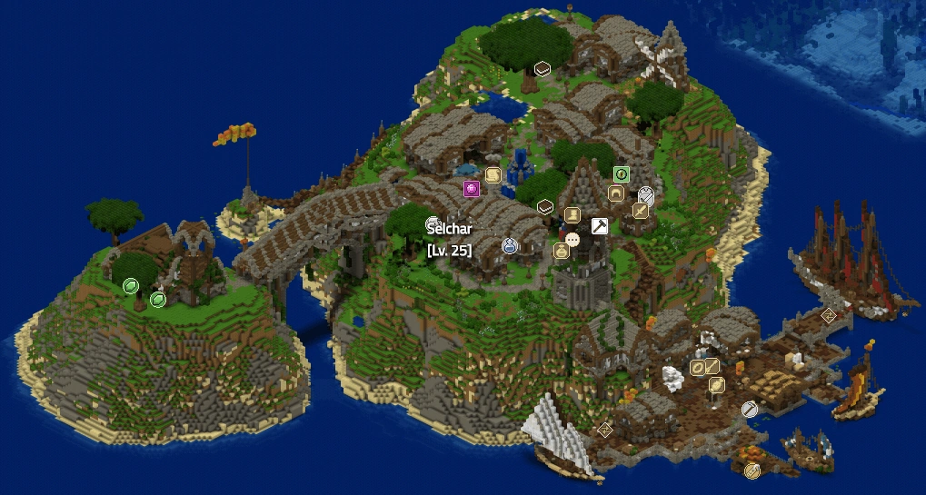 Wynncraft in-game screenshot